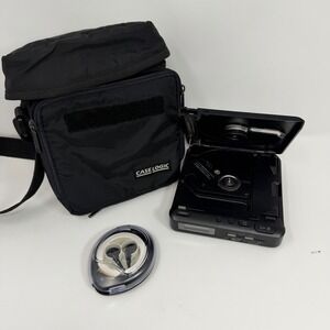 Sony Discman D-2 Portable Compact Disc Player w Case and Headphones